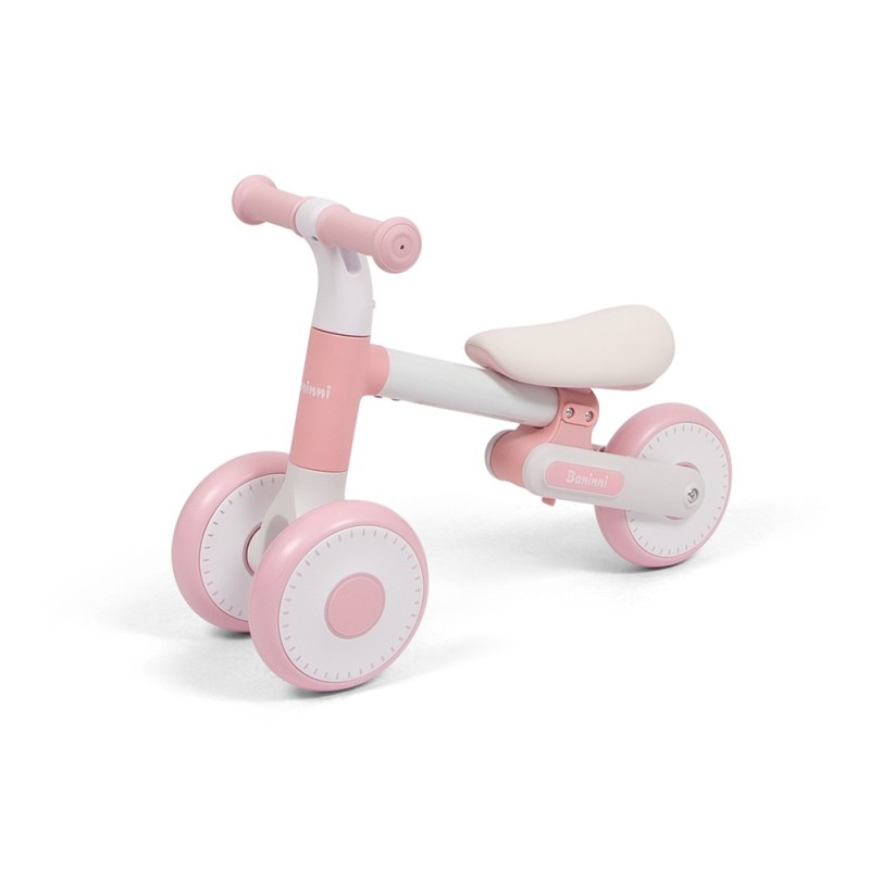 Bicicleta copii 3 in 1 Azura, metal, plastic, roz/alb, L.23 cm, BNBK000027-PK