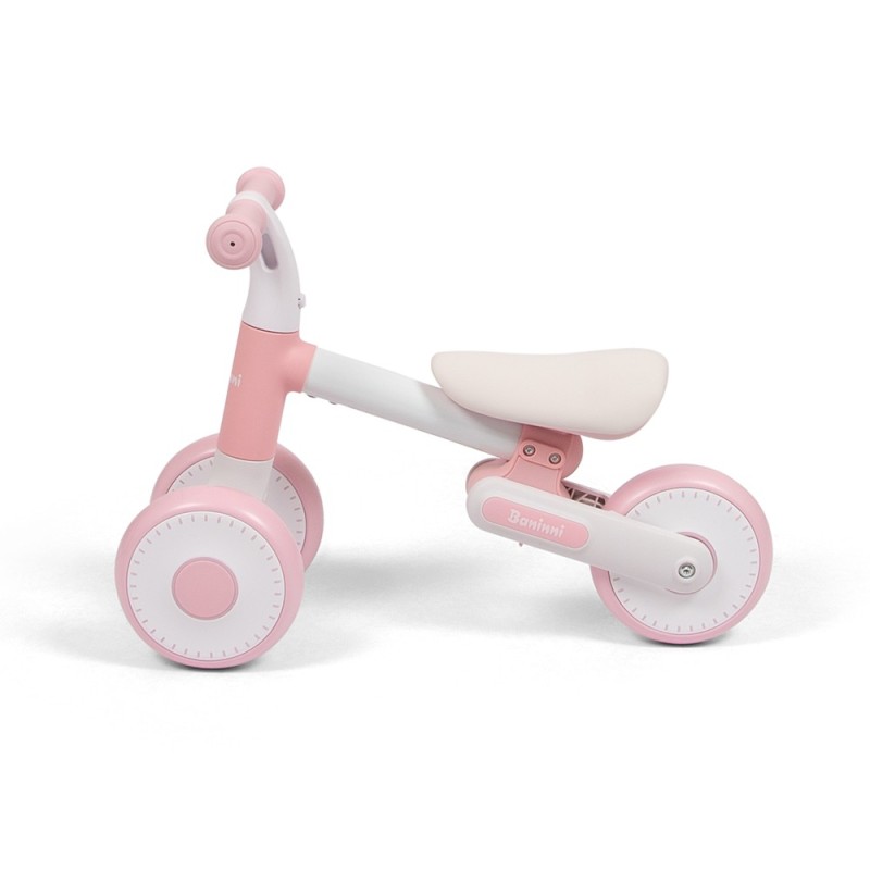 Bicicleta copii 3 in 1 Azura, metal, plastic, roz/alb, L.23 cm, BNBK000027-PK