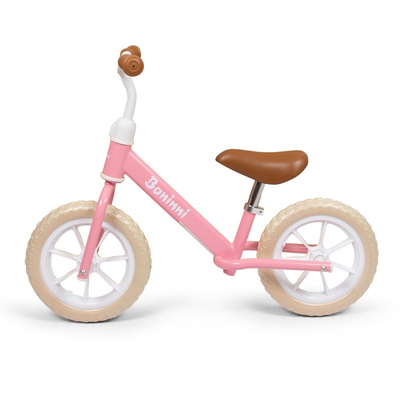 Bicicleta copii Lola, metal, plastic, roz/alb, L.40 cm, BNBK000028-PK