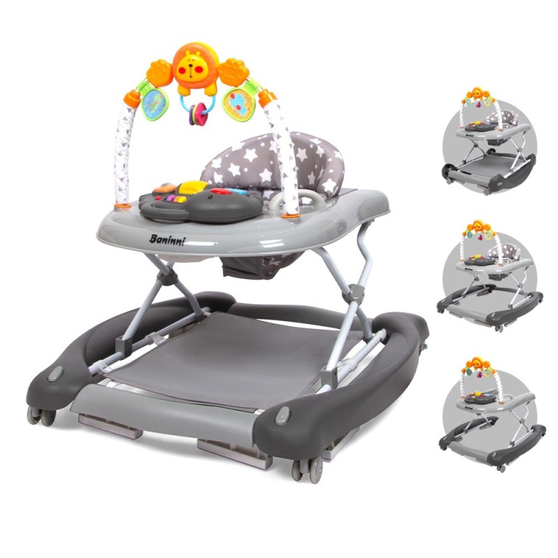 Premergator pentru bebelusi Maya, metal, plastic, gri, L.65 cm, BNBK000029-GY