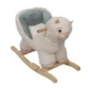Balansoar copii Banini, lemn, material textil, alb, L.35 cm, BNBK000030-WH