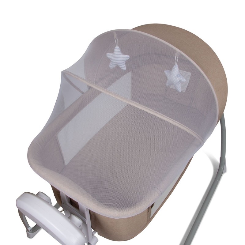 Balansoar electric 4 in 1 Banini, metal, plastic, poliester, bej, L.119 cm, BNBK000031-BG