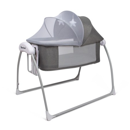Balansoar electric 4 in 1 Banini, metal, plastic, poliester, gri, L.119 cm, BNBK000031-GY