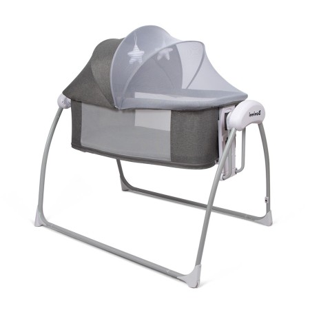 Balansoar electric 4 in 1 Banini, metal, plastic, poliester, gri, L.119 cm, BNBK000031-GY