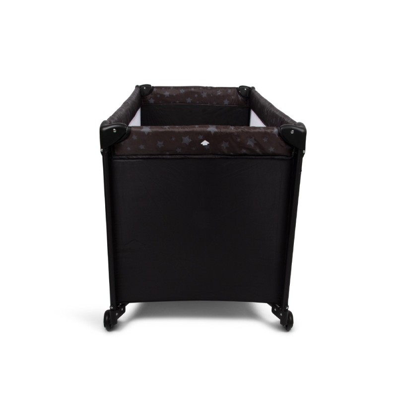 Patut pentru copii Nilo, metal, plastic, poliester, negru, L.126 cm, BNBK000033-BK