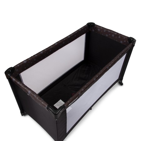 Patut pentru copii Nilo, metal, plastic, poliester, negru, L.126 cm, BNBK000033-BK