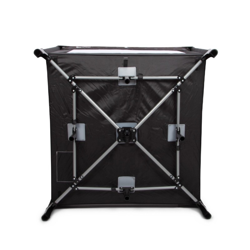 Patut pentru copii Neva, metal, plastic, poliester, negru, 97 X 97 cm, BNBK000034-BK