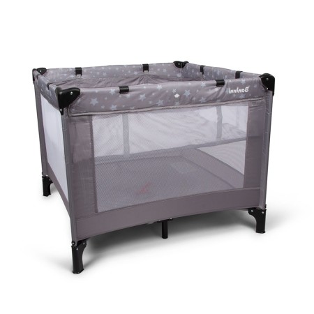 Patut pentru copii Neva, metal, plastic, poliester, gri, 97 X 97 cm, BNBK000034-GY