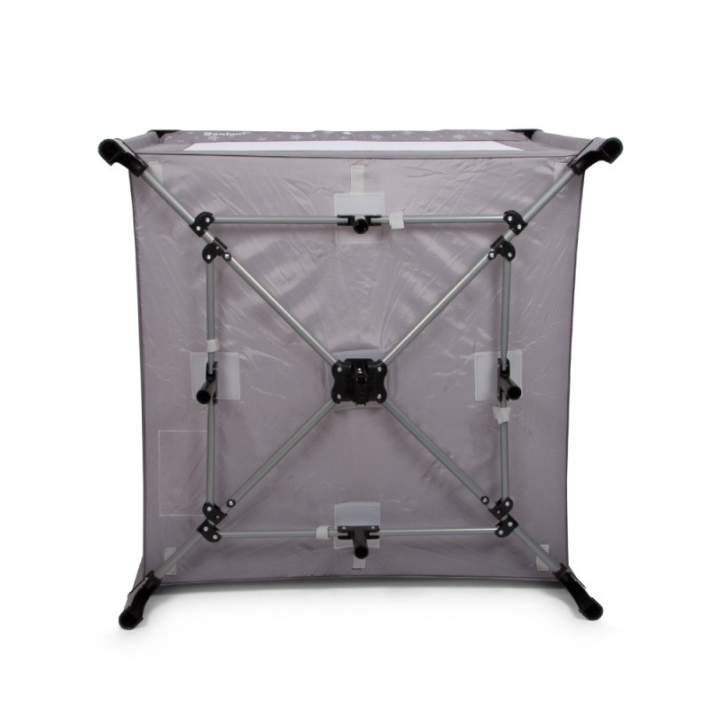 Patut pentru copii Neva, metal, plastic, poliester, gri, 97 X 97 cm, BNBK000034-GY