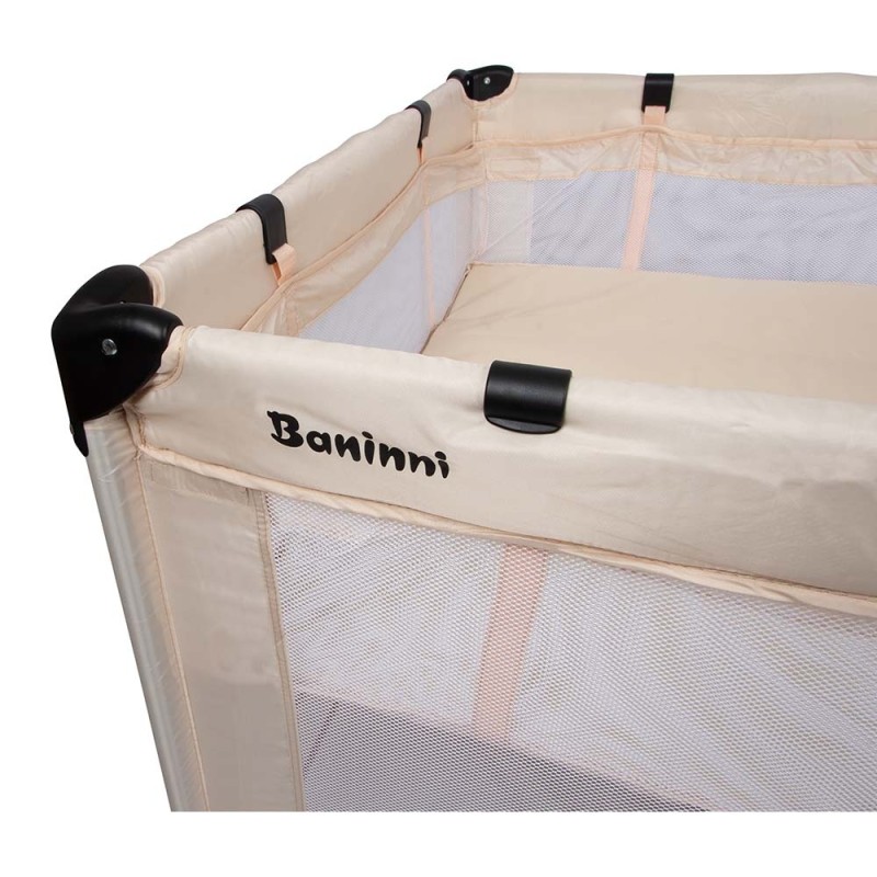 Patut pentru copii Neva, metal, plastic, poliester, bej, 97 X 97 cm, BNBK000034-SD