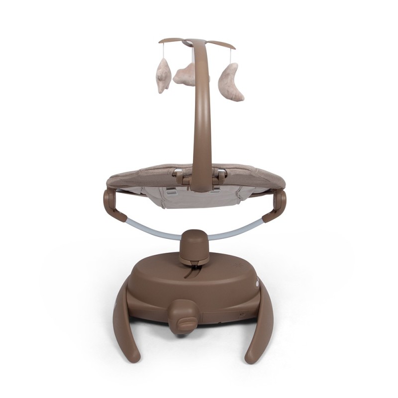 Balansoar pentru bebelusi Roya, metal, plastic, poliester, maro, L.53 cm, BNBK000037-BR
