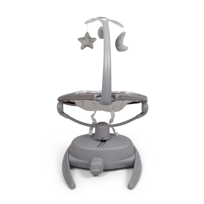 Balansoar pentru bebelusi Roya, metal, plastic, poliester, gri, L.53 cm, BNBK000037-GY