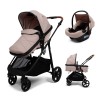 Carucior 3 in 1 Nelia, metal, plastic, poliester, bej, L.59 cm, BNBK000040-BG