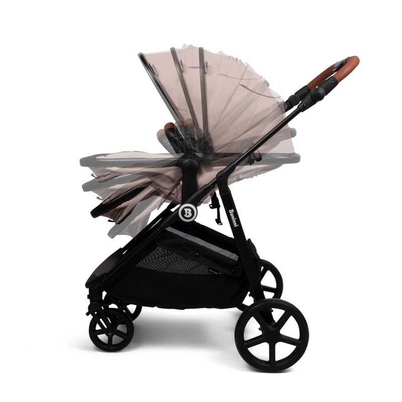 Carucior 3 in 1 Nelia, metal, plastic, poliester, bej, L.59 cm, BNBK000040-BG