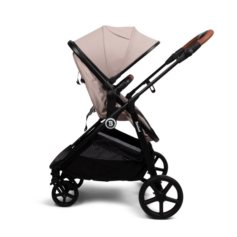 Carucior 3 in 1 Nelia, metal, plastic, poliester, bej, L.59 cm, BNBK000040-BG