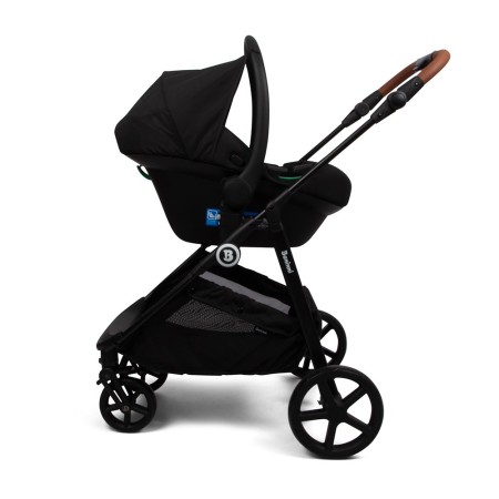 Carucior 3 in 1 Nelia, metal, plastic, poliester, negru, L.59 cm, BNBK000040-BK