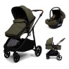 Carucior 3 in 1 Nelia, metal, plastic, poliester, verde, L.59 cm, BNBK000040-GR