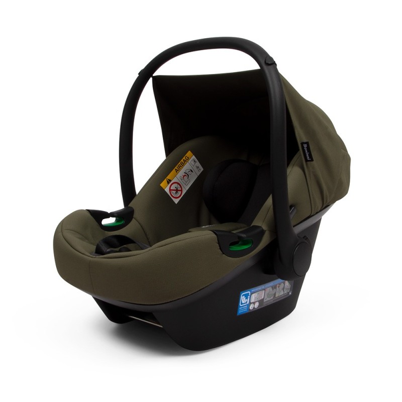 Carucior 3 in 1 Nelia, metal, plastic, poliester, verde, L.59 cm, BNBK000040-GR