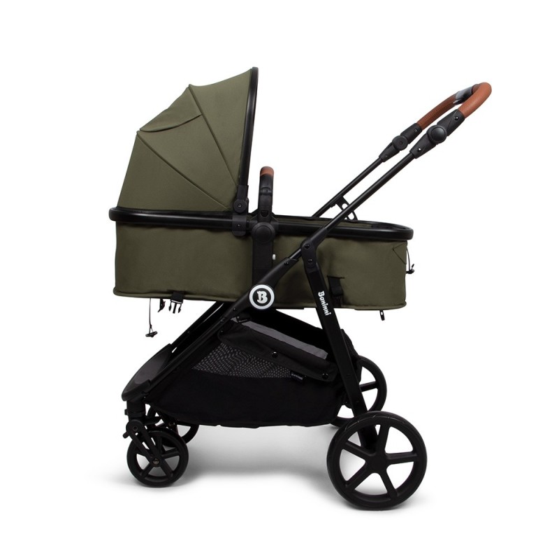 Carucior 3 in 1 Nelia, metal, plastic, poliester, verde, L.59 cm, BNBK000040-GR