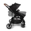 Carucior 3 in 1 Adria, metal, plastic, polester, negru, L.63 cm, BNBK000042-BK