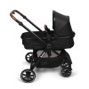Carucior 3 in 1 Adria, metal, plastic, polester, negru, L.63 cm, BNBK000042-BK