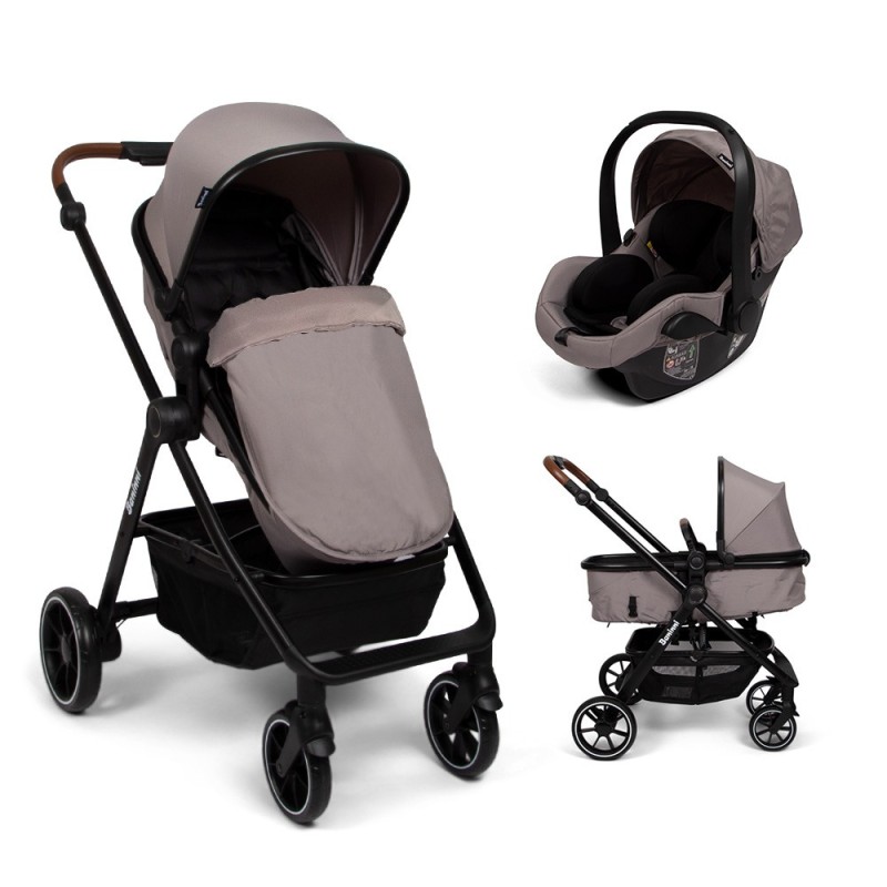 Carucior 3 in 1 Adria, metal, plastic, polester, taupe, L.63 cm, BNBK000042-BR