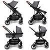 Carucior 3 in 1 Adria, metal, plastic, polester, gri, L.63 cm, BNBK000042-GY