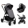 Carucior 3 in 1 Adria, metal, plastic, polester, gri, L.63 cm, BNBK000042-GY