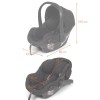 Carucior 3 in 1 Adria, metal, plastic, polester, gri, L.63 cm, BNBK000042-GY