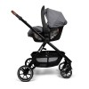 Carucior 3 in 1 Adria, metal, plastic, polester, gri, L.63 cm, BNBK000042-GY
