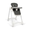 Scaun bebelusi reglabil Roma, plastic, poliester, alb/gri, H.97 cm, BNBK000044-GYWH