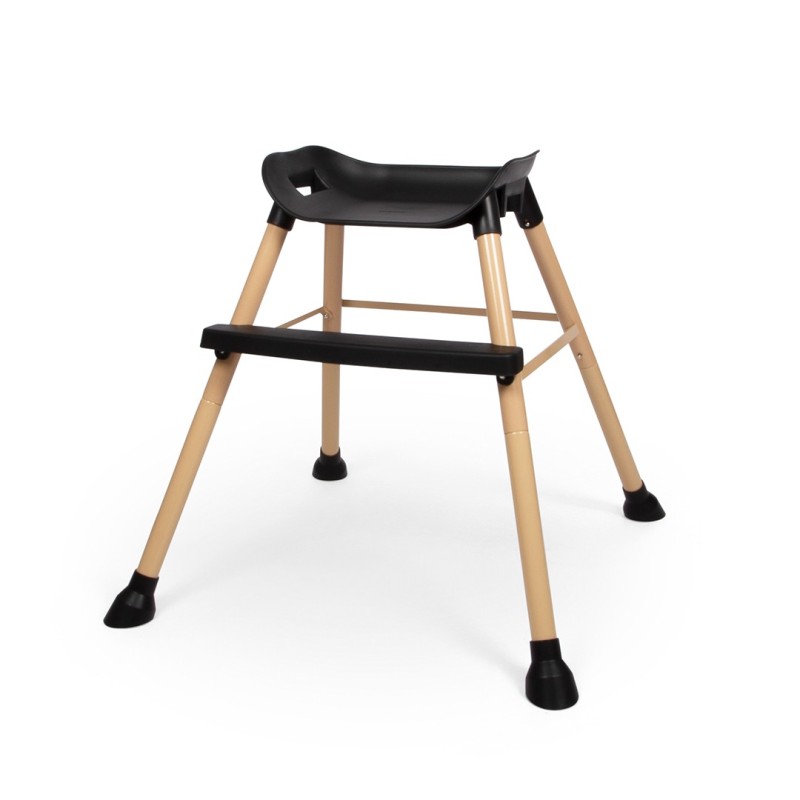 Scaun reglabil pentru copii Inigo, plastic, poliester, negru, H.95 cm, BNBK000045-BKWH