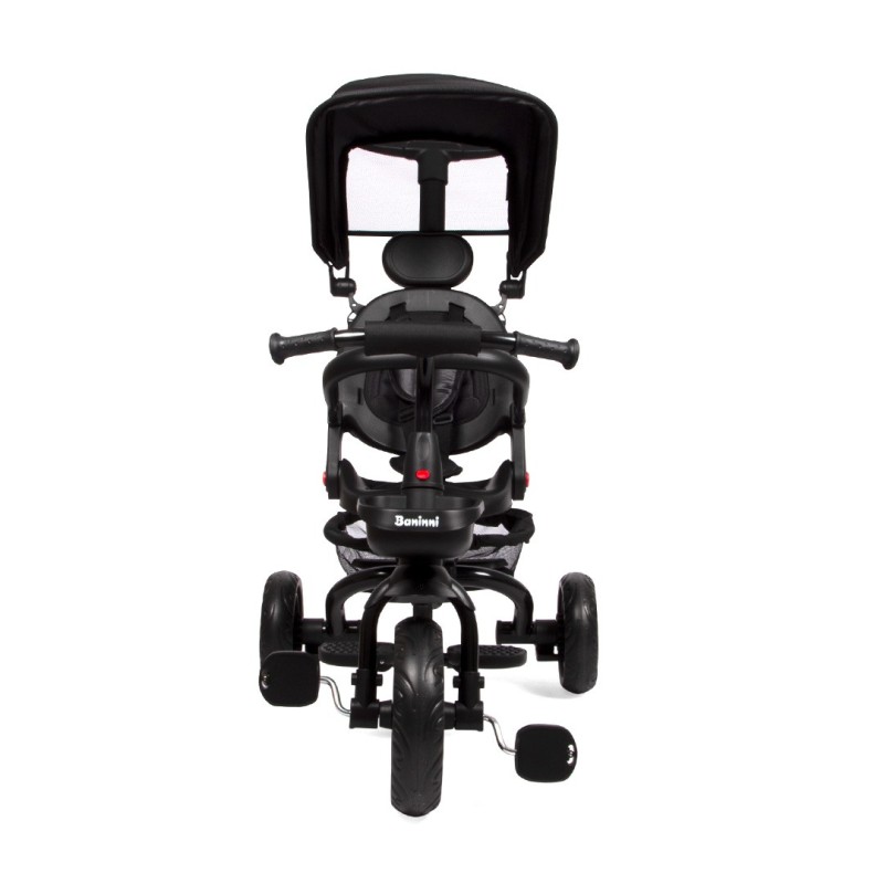 Tricicleta copii Reina, metal, plastic, poliester, negru, L.53 cm, BNBK000046-BK