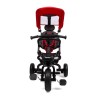 Tricicleta copii Reina, metal, plastic, poliester, negru/rosu, L.53 cm, BNBK000046-RD