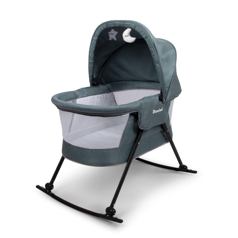 Balansoar 3 in 1 Adora, metal, plastic, poliester, verde, L.85 cm, BNBK000047-GR