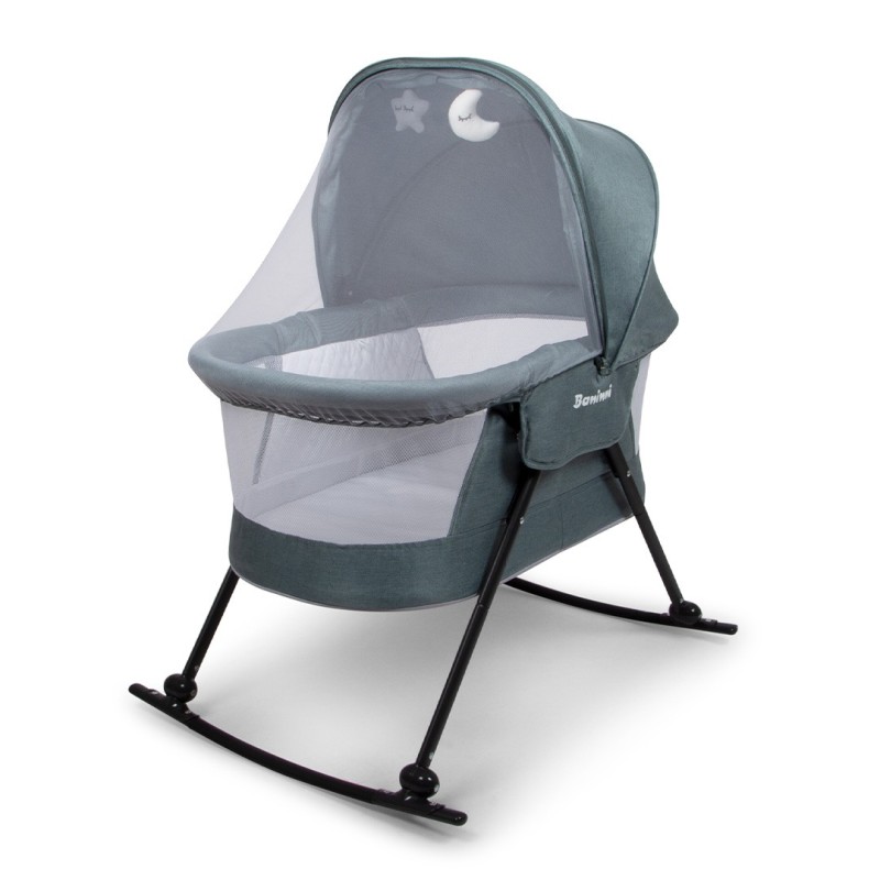Balansoar 3 in 1 Adora, metal, plastic, poliester, verde, L.85 cm, BNBK000047-GR