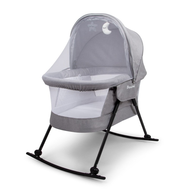 Balansoar 3 in 1 Adora, metal, plastic, poliester, gri, L.85 cm, BNBK000047-LGY