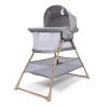 Leagan pentru bebelusi Lilia, metal, plastic, poliester, gri, L.110 cm, BNBK000048-LGY