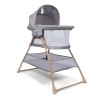Leagan pentru bebelusi Lilia, metal, plastic, poliester, gri, L.110 cm, BNBK000048-LGY