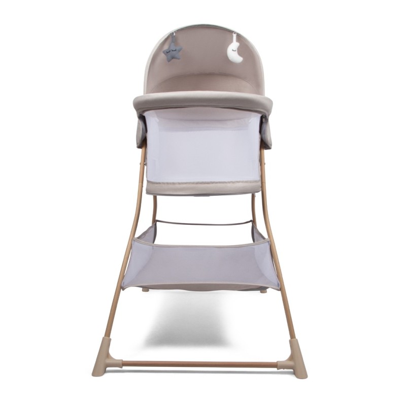 Leagan pentru bebelusi Lilia, metal, plastic, poliester, bej, L.110 cm, BNBK000048-SD