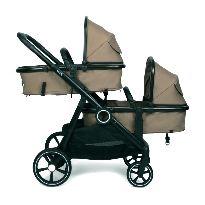 Carucior Luiz XL DUO, metal, plastic, poliester, taupe, L.59 cm, BNBK000052-TP