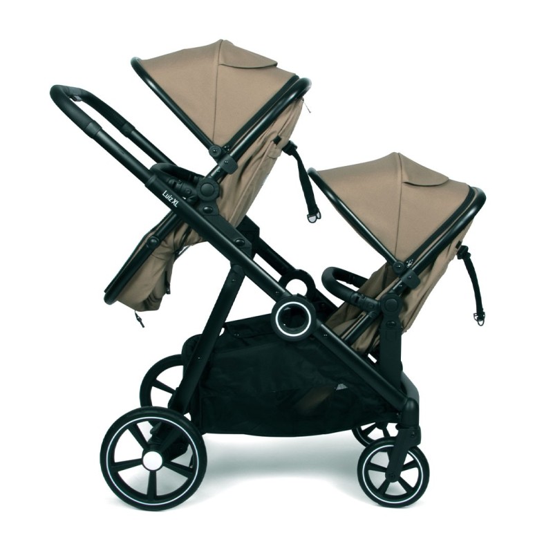 Carucior Luiz XL DUO, metal, plastic, poliester, taupe, L.59 cm, BNBK000052-TP