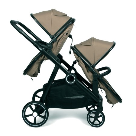 Carucior Luiz XL DUO, metal, plastic, poliester, taupe, L.59 cm, BNBK000052-TP