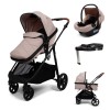 Carucior 4 in 1 Nelia, metal, plastic, poliester, bej, L.59 cm, BNBK000057-BG