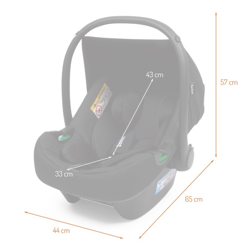 Carucior 4 in 1 Nelia, metal, plastic, poliester, bej, L.59 cm, BNBK000057-BG