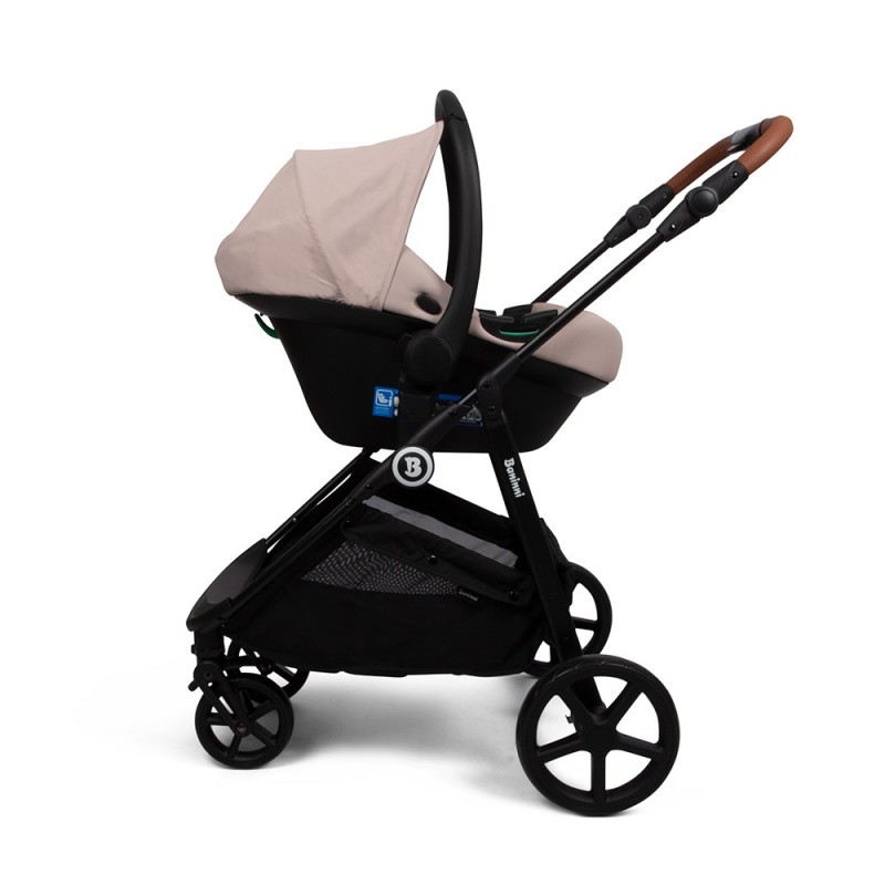 Carucior 4 in 1 Nelia, metal, plastic, poliester, bej, L.59 cm, BNBK000057-BG