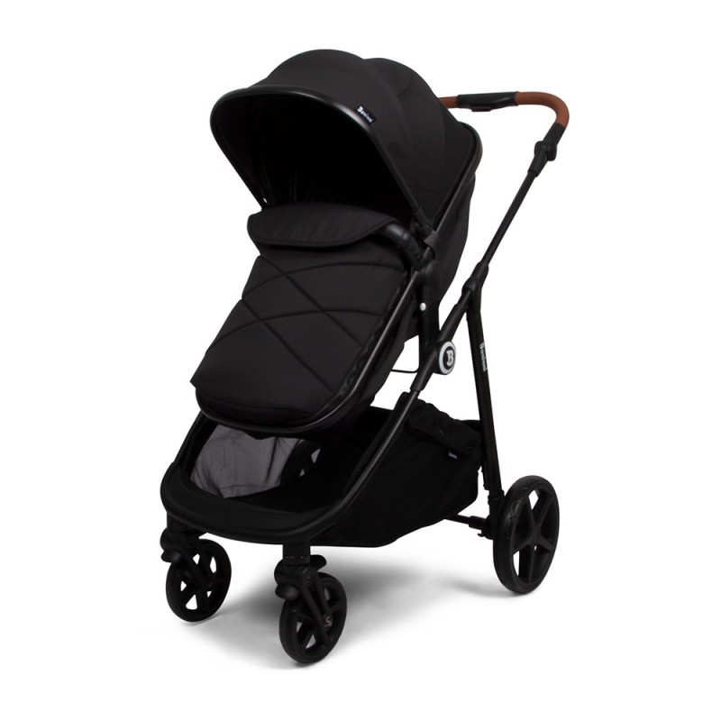 Carucior 4 in 1 Nelia, metal, plastic, poliester, negru, L.59 cm, BNBK000057-BK