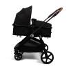 Carucior 4 in 1 Nelia, metal, plastic, poliester, negru, L.59 cm, BNBK000057-BK