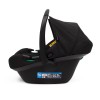 Carucior 4 in 1 Nelia, metal, plastic, poliester, negru, L.59 cm, BNBK000057-BK