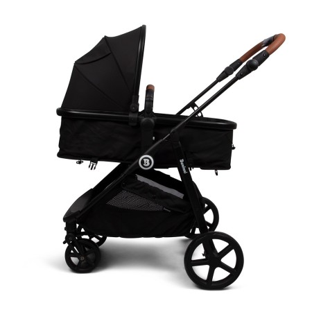 Carucior 4 in 1 Nelia, metal, plastic, poliester, negru, L.59 cm, BNBK000057-BK
